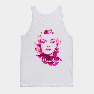 Marilyn Monroe Negative Space Tank Top